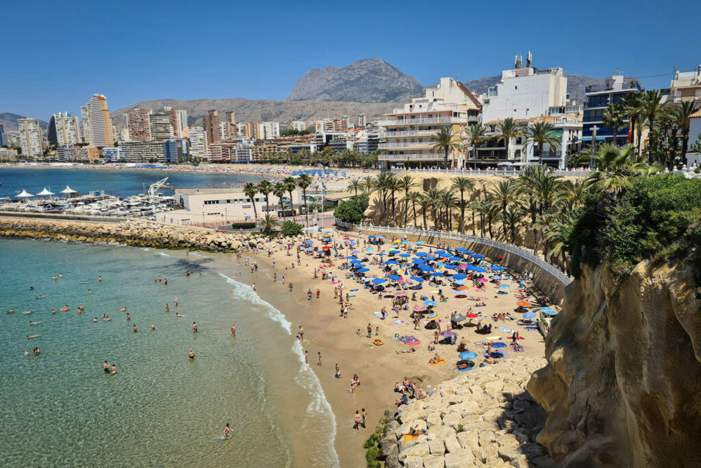Benidorm's skyline of beachfront towers, the 'Manhattan of Spain