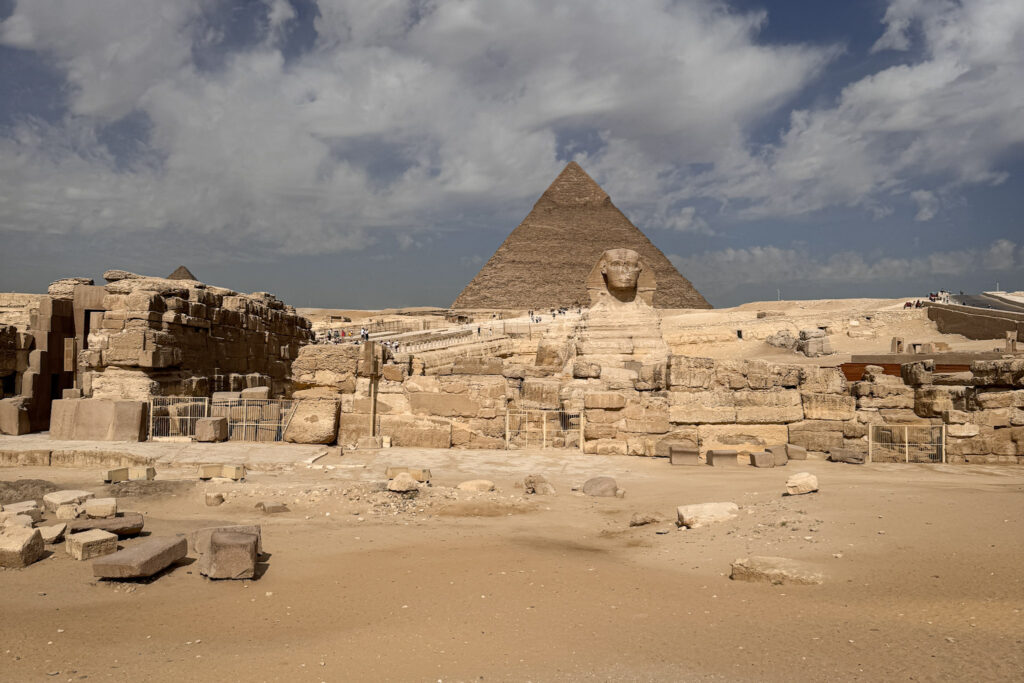 3 Days in Cairo, Egypt The legendary Great Sphinx guarding the ancient pyramids of the Giza, Egypt