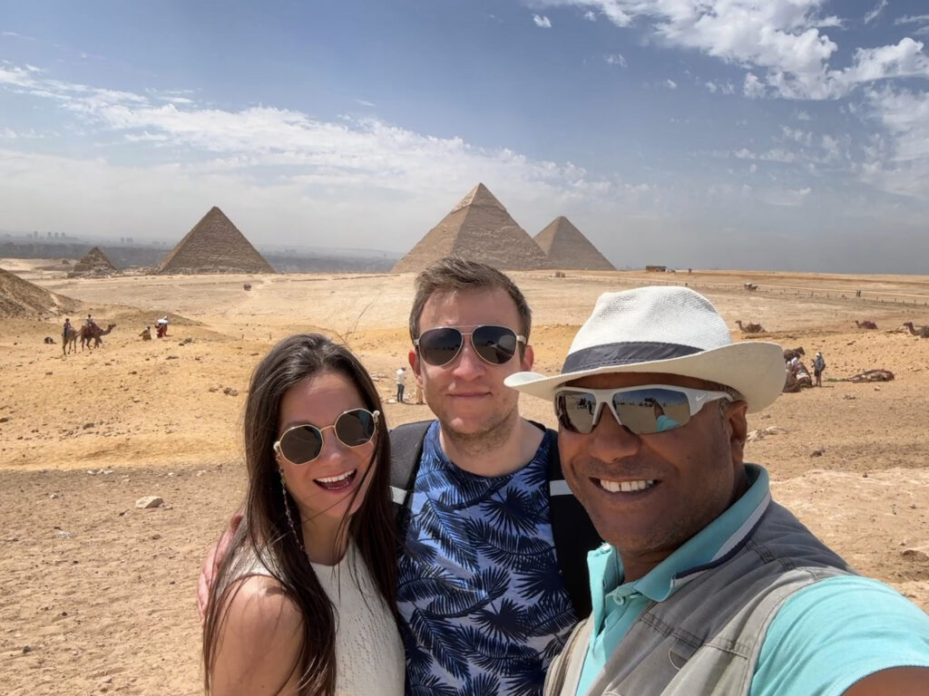 3 Days in Cairo, Egypt Our incredible local guide who shared the deep history and hidden secrets of the Giza Plateau