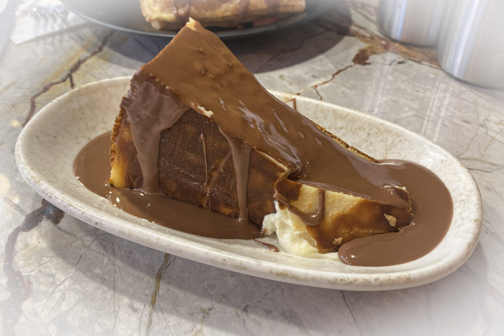 3 Days in Istanbul, Turkey Turkish cheesecake with chocolate sauce, Istanbul