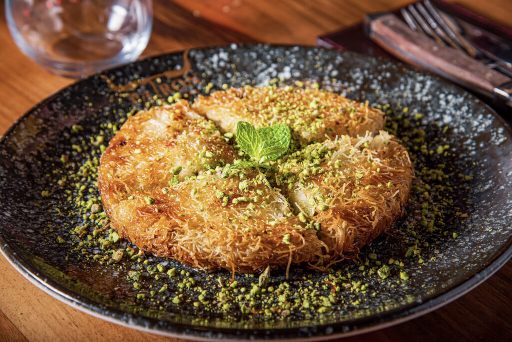 3 Days in Istanbul, Turkey Künefe dessert with shredded pastry and melted cheese, Istanbul