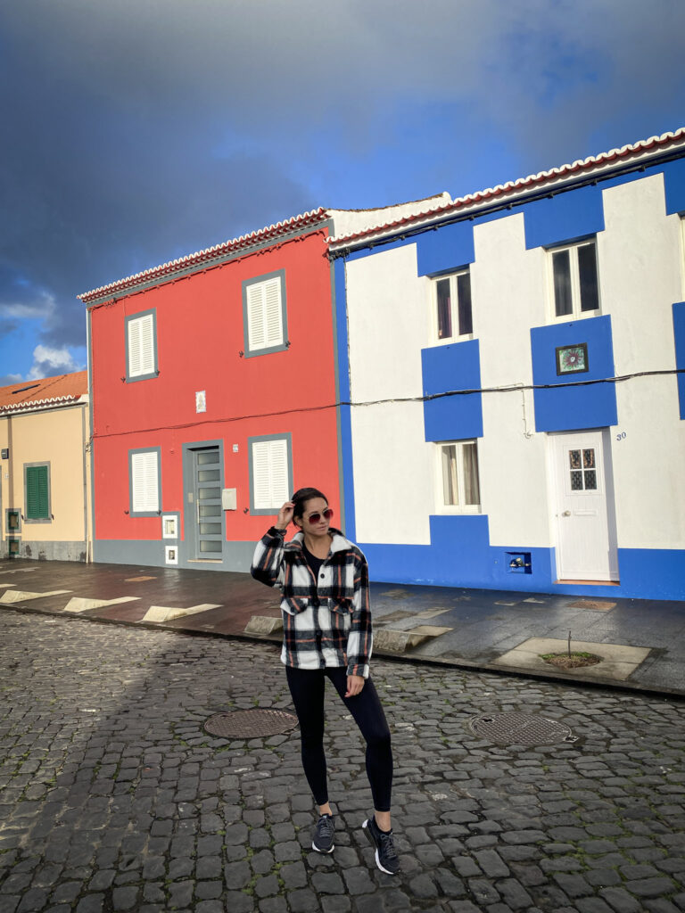Top Things to Do in São Miguel, Azores Exploring the charming streets and colorful Portuguese architecture of Ribeira Grande town during a São Miguel Island tour.