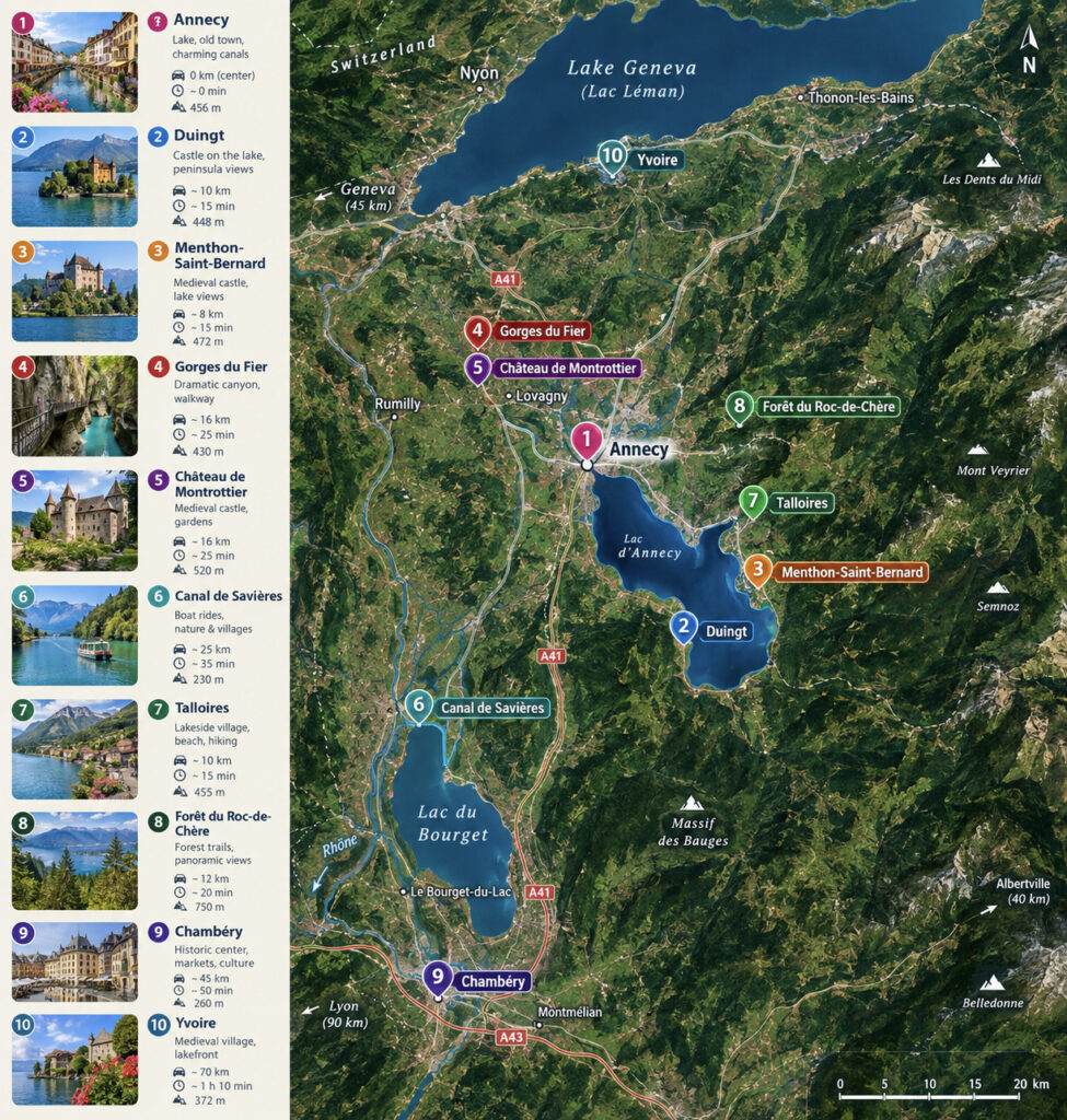 Top 10 Places in Southeastern France southeastern france map itinerary